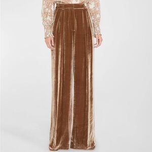 Ulla Johnson Veronica Velvet Wide-Leg Pants